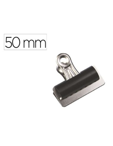 Pinza Metalica Q-Connect Pala Fija 51 Mm Caja De 10 Unidades
