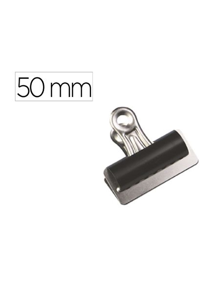 Pinza Metalica Q-Connect Pala Fija 51 Mm Caja De 10 Unidades