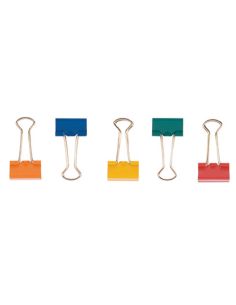 Pinza Metalica Q-Connect Reversible N.1 19 Mm Caja De 10 Unidades Colores Surtidos 2