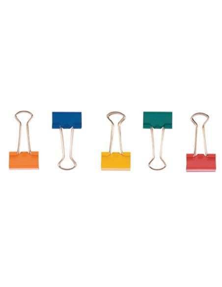 Pinza Metalica Q-Connect Reversible N.2 24 Mm Caja De 10 Unidades Colores Surtidos