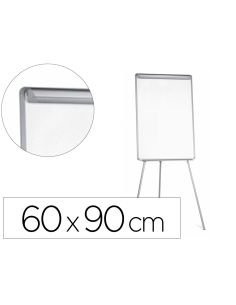 Pizarra Blanca Q-Connect Con Tripode 90X60X195Cm Para Convenciones Superficie Laminada Escritura Directa