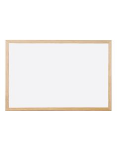 Pizarra Blanca Q-Connect Laminada Marco De Madera 90X60 Cm 2