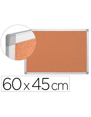 Pizarra Corcho Q-Connect 60X45 Cm Marco Aluminio