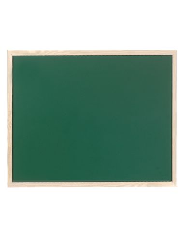 Pizarra Verde Q-Connect Marco De Madera 90X60 Cm Sin Repisa