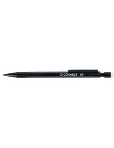 Portaminas Q-Connect 0,5 Mm Con 3 Minas Cuerpo Negro Con Clip Negro 2