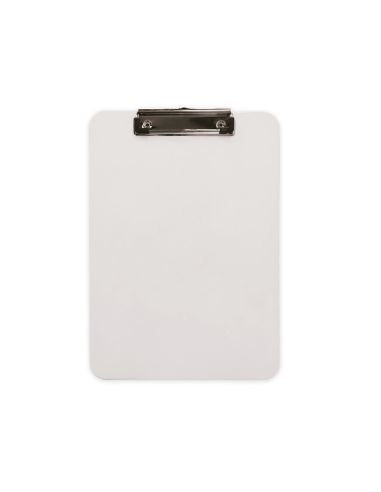 Portanotas Q-Connect Plastico Din A4 Blanco 2,5Mm