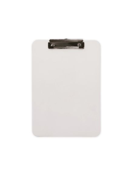 Portanotas Q-Connect Plastico Din A4 Blanco 2,5Mm