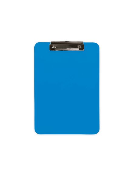 Portanotas Q-Connect Plastico Din A4 Celeste 2,5Mm