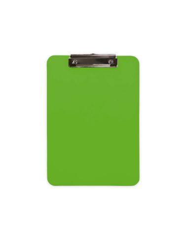 Portanotas Q-Connect Plastico Din A4 Verde 2,5Mm