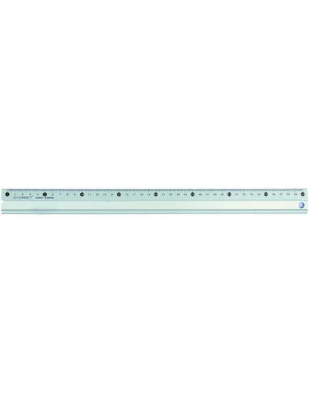 Regla Q-Connect Metalica Aluminio 40 Cm