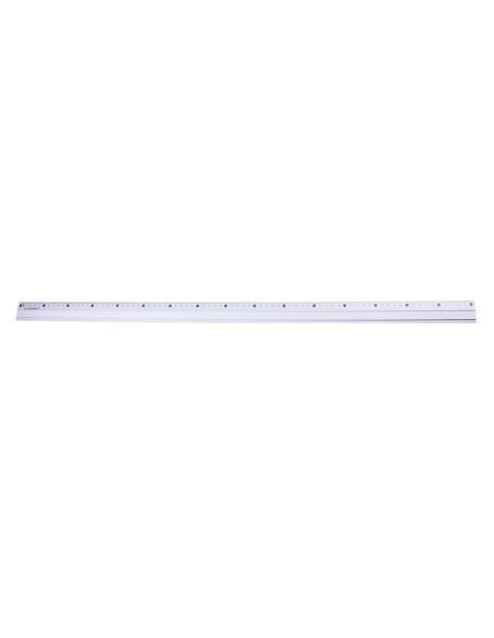 Regla Q-Connect Metalica Aluminio 80 Cm
