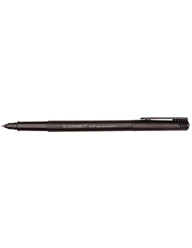 Rotulador Q-Connect Retroproyeccion Punta Fibra Super Fina Redonda 0,5 Mm Permanente Bolsa 4 Rotuladores