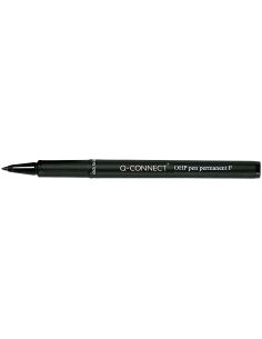 Rotulador Q-Connect Retroproyeccion Punta Fibra Super Fina Redonda 0,5 Mm Permanente Negro 2