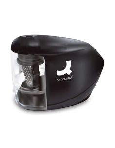 Sacapuntas Q-Connect Kf-18571 Electrico De Sobremesa Adaptador/Pilas Aa Afila Muela Diametros 6,5 A 8 Mm