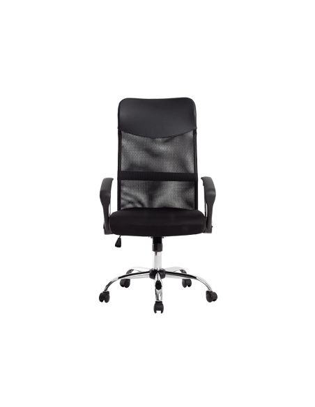 Silla De Direccion Q-Connect Base Metal Respaldo Alto Regulable En Altura 1110+100Mm Alto Piel Y Malla