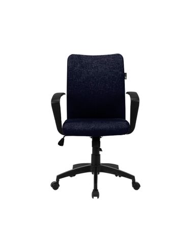Silla Giratoria Q-Connect Base Nylon Regulable En Altura 895+110Mm Alto 580Mm Ancho 550Mm Profundidad Negro