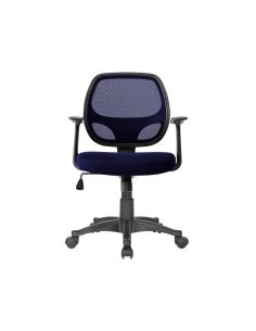 Silla Giratoria Q-Connect Respaldo Medio Regulable En Altura 870+120Mm Alto 550Mm Ancho 590Mm Profundidad 2
