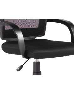 Silla Giratoria Q-Connect Respaldo Medio Regulable En Altura 900+100X560X570 Mm Color Negro 2