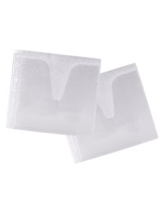 Sobre Para 2 Cd Q-Connect Polipropileno Con Solapa Multitaladro Y Forro Protector-Pack De 40 Unidades