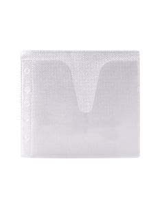 Sobre Para 2 Cd Q-Connect Polipropileno Con Solapa Multitaladro Y Forro Protector-Pack De 40 Unidades 2