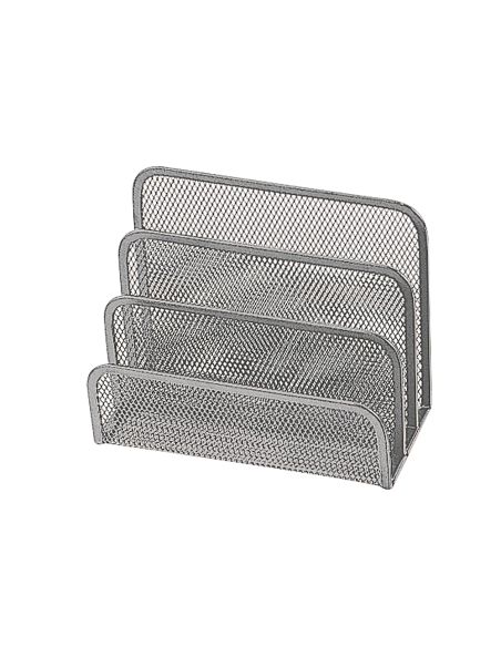 Soporte Para Cartas Q-Connect Metalico Rejilla Gris 170X135X83 Mm