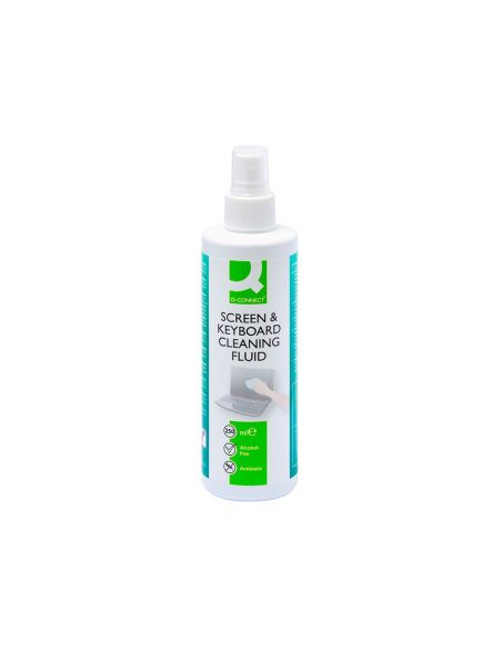 Spray Q-Connect Limpiador De Pantallas Y Teclados Bote De 250 Ml|Libreriasalesiana