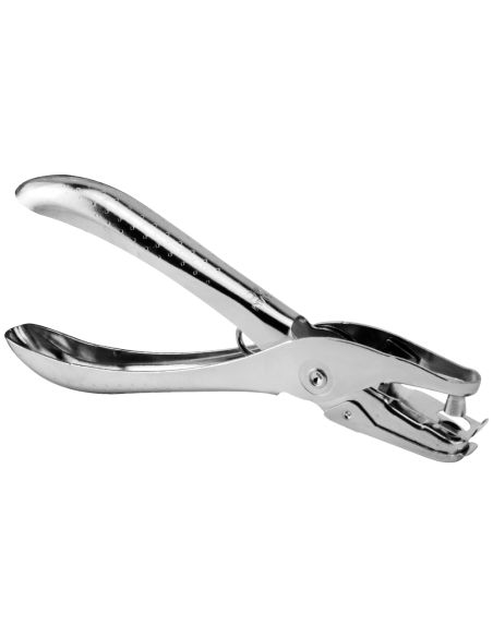 Taladrador Q-Connect Kf18765 De Tenaza Metalico Cromado 1 Taladro Abertura 6 Mm Capacidad 6 Hojas