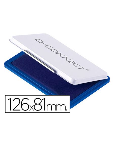 Tampon Q-Connect Nº1 126X81 Mm Azul