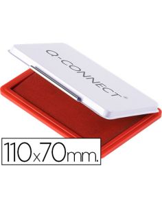 Tampon Q-Connect Nº2 110X70 Mm Rojo