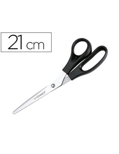 Tijera Oficina Q-Connect Para Zurdos 8" 21 Cm