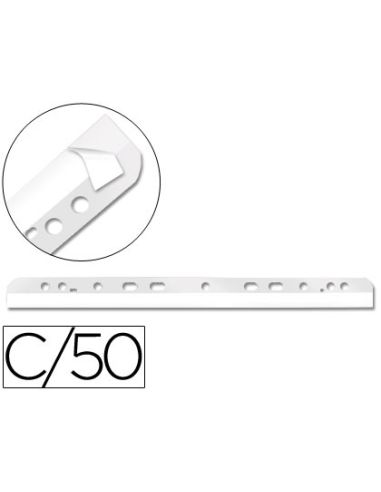 Tira Multitaladro Autoadhesiva Q-Connect Para Documentos A4 Y A5 Pack De 50 Unidades