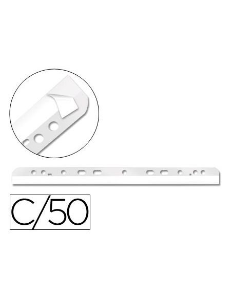 Tira Multitaladro Autoadhesiva Q-Connect Para Documentos A4 Y A5 Pack De 50 Unidades