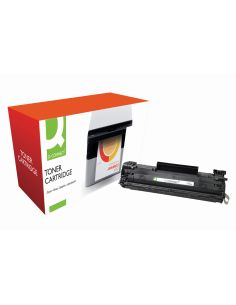 Toner Q-Connect Compatible Hp Cb436A Laserjet /P1505N/M1120Mfp/M1522Mfp/Mfp -2.000Pag- Negr0 2