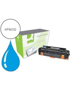 Toner Q-Connect Compatible Hp Ce411A Color Laserjet M351A / 451Dn / 451Dw / 451Nw / 375Nw / 475Dn / 475Dw Cian 2.600 Pag