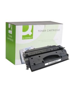 Toner Q-Connect Compatible Hp Ce505X Para Laserjet Negro 6500 Paginas