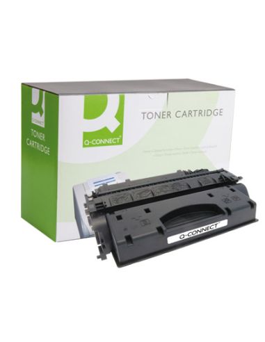 Toner Q-Connect Compatible Hp Ce505X Para Laserjet Negro 6500 Paginas