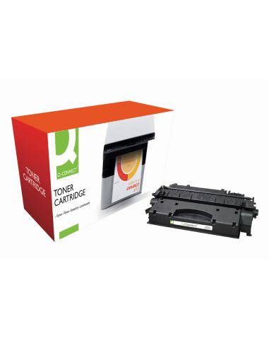 Toner Q-Connect Compatible Hp Ce505X Para Laserjet Negro 6500 Paginas