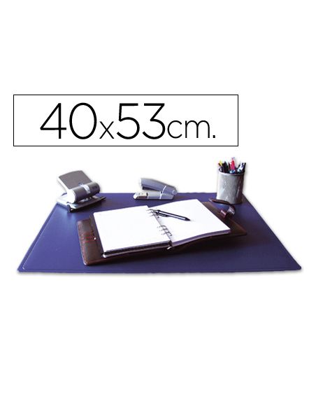 Vade Sobremesa Q-Connect Azul Polipropileno Azul 40X53 Cm