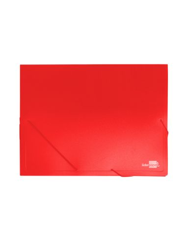 Carpeta Liderpapel Portadocumentos Polipropileno Din A4 Roja Lomo 50 Mm