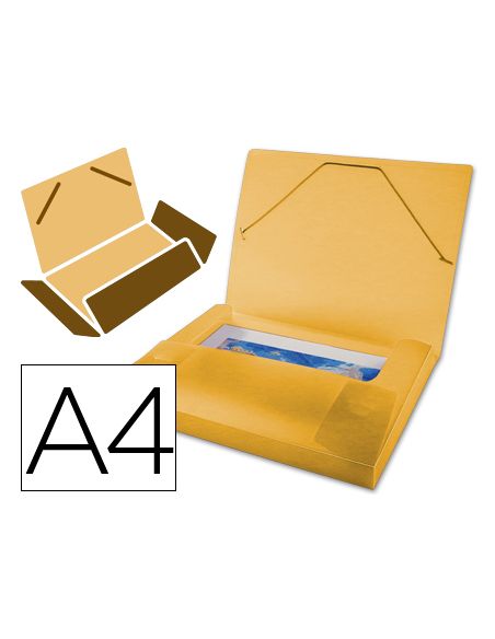 Carpeta Liderpapel Portadocumentos 36851 Polipropileno Din A4 Naranja Serie Frosty Lomo 25 Mm