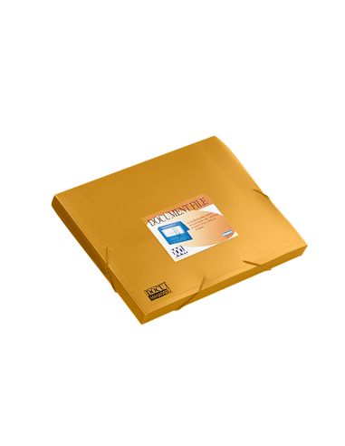 Carpeta Liderpapel Portadocumentos 36851 Polipropileno Din A4 Naranja Serie Frosty Lomo 25 Mm