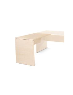 Ala Para Mesa Rocada Serie Work 100X60X76 Cm Derecha O Izquierda Acabado Aa01 Haya/Haya