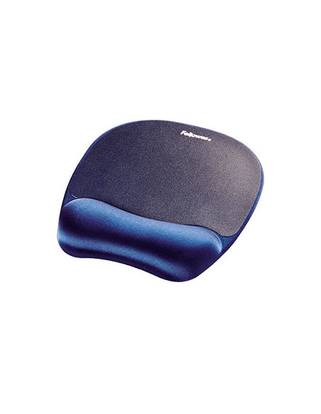 Alfombrilla Para Raton Fellowes Con Reposamuñecas De Espuma Memory Foam Azul 230X196X20 Mm