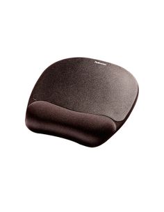 Alfombrilla Para Raton Fellowes Con Reposamuñecas De Espuma Memory Foam Negro 230X196X20 Mm