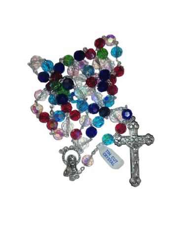 Rosario Cristal Multicolor 7Mm