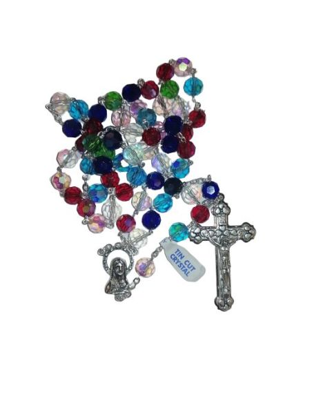 Rosario Cristal Multicolor 7Mm