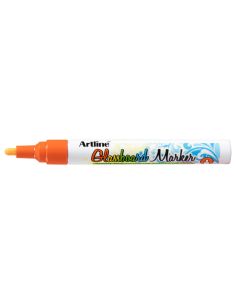 Rotulador Artline Glass Marker Especial Cristal Borrable En Seco O Humedo Color Naranja Fluor 2