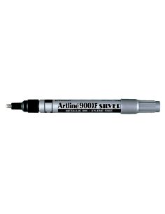 Rotulador Artline Marcador Permanente Tinta Metalica Ek-900 Plata Punta Redonda 2.3 Mm 2