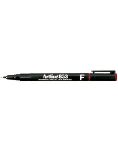 Rotulador Artline Retroproyeccion Punta Fibra Permanente Ek-853 Rojo -Punta Redonda 0.5 Mm 2