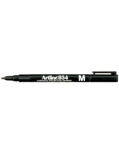 Rotulador Artline Retroproyeccion Punta Fibra Permanente Ek-854 Rojo -Punta Redonda 1 Mm 2